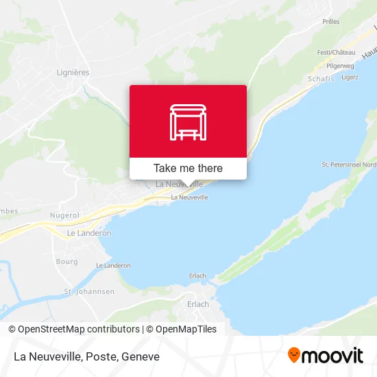 La Neuveville, Poste map