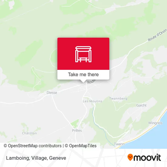 Lamboing, Village map