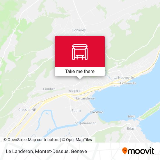 Le Landeron, Montet-Dessus map