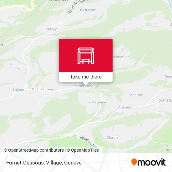 Fornet-Dessous, Village map