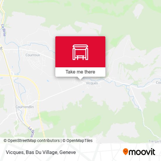 Vicques, Bas Du Village map