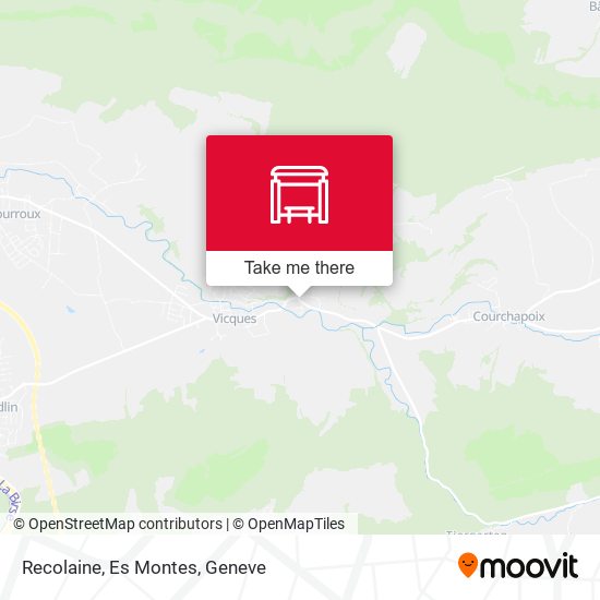 Recolaine, Es Montes map