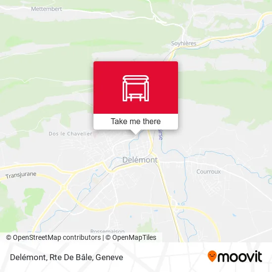 Delémont, Rte De Bâle map