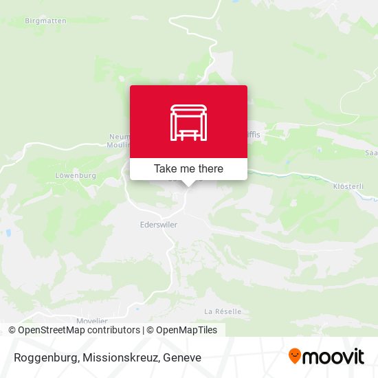 Roggenburg, Missionskreuz map