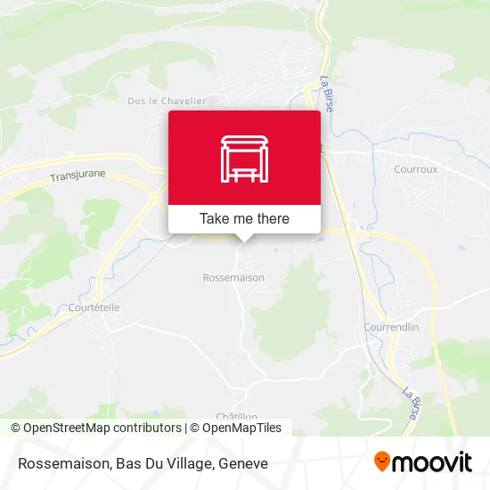 Rossemaison, Bas Du Village map