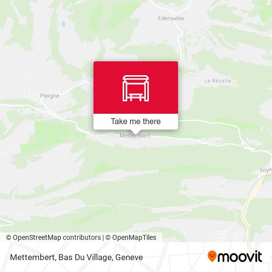 Mettembert, Bas Du Village map