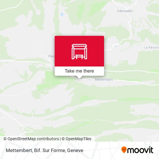Mettembert, Bif. Sur Forme map