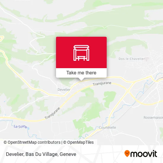 Develier, Bas Du Village map