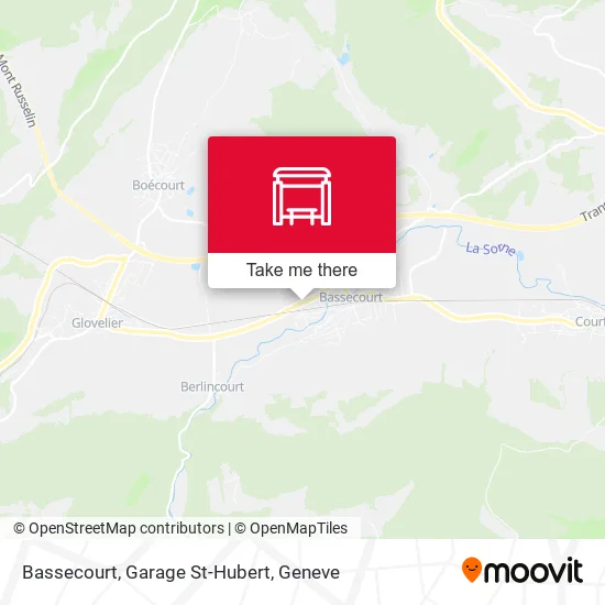 Bassecourt, Garage St-Hubert map