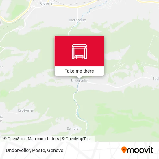 Undervelier, Poste map