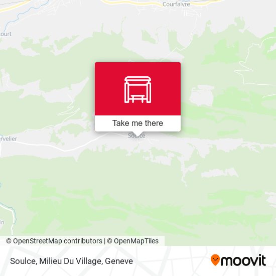 Soulce, Milieu Du Village map
