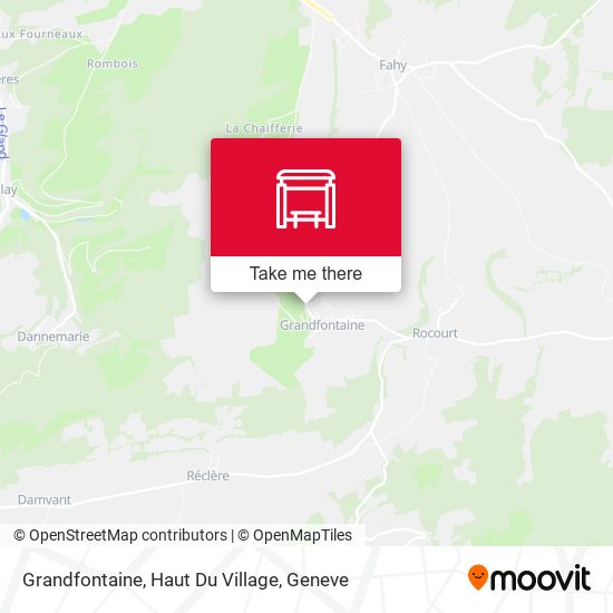 Grandfontaine, Haut Du Village map