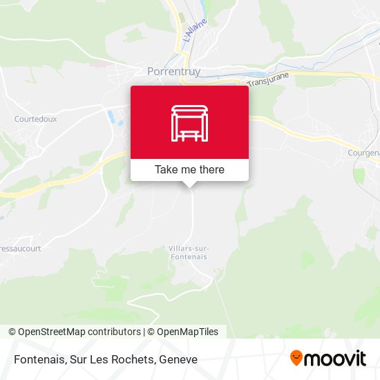 Fontenais, Sur Les Rochets map