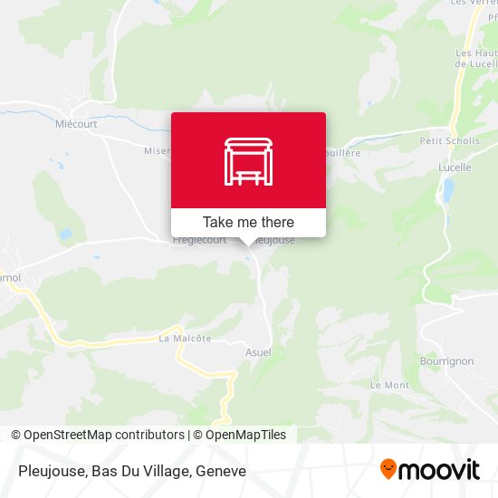 Pleujouse, Bas Du Village map