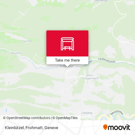 Kleinlützel, Frohmatt map