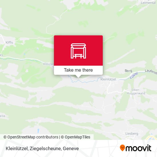Kleinlützel, Ziegelscheune map