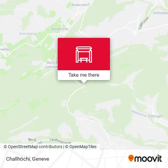 Challhöchi map