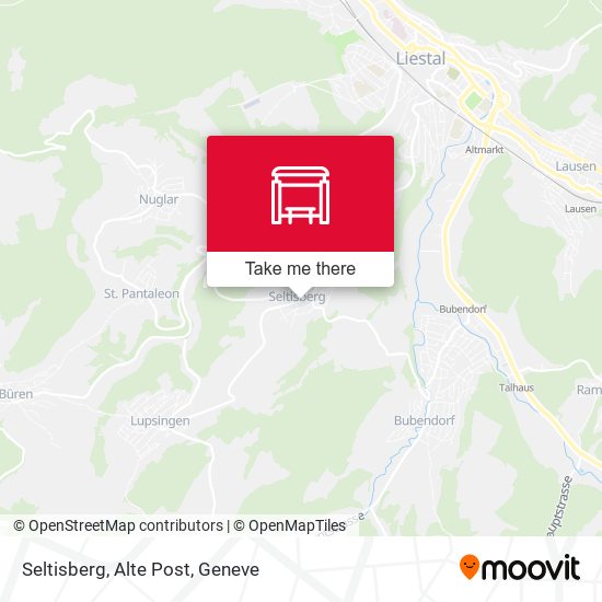 Seltisberg, Alte Post map