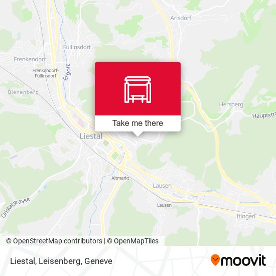 Liestal, Leisenberg map