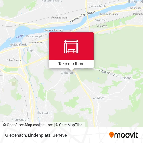 Giebenach, Lindenplatz map