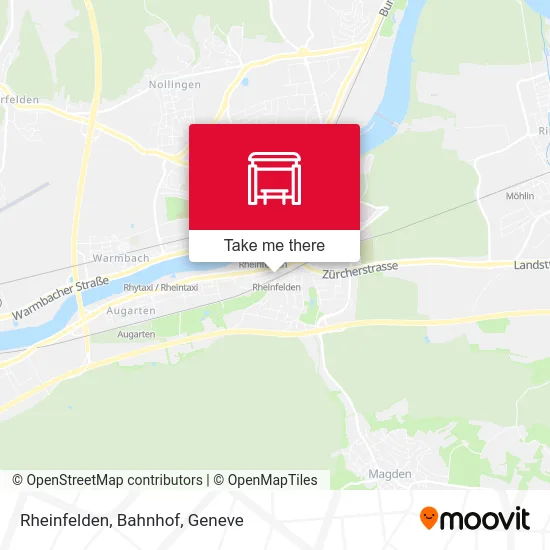 Rheinfelden, Bahnhof map