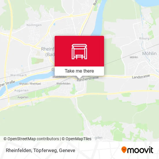 Rheinfelden, Töpferweg map