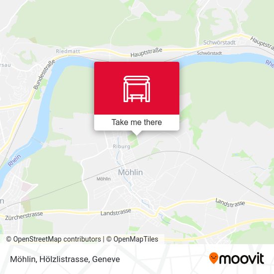Möhlin, Hölzlistrasse map