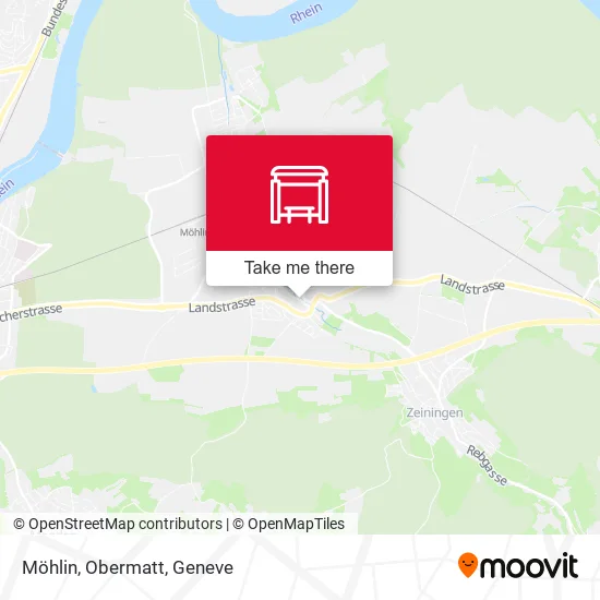 Möhlin, Obermatt map