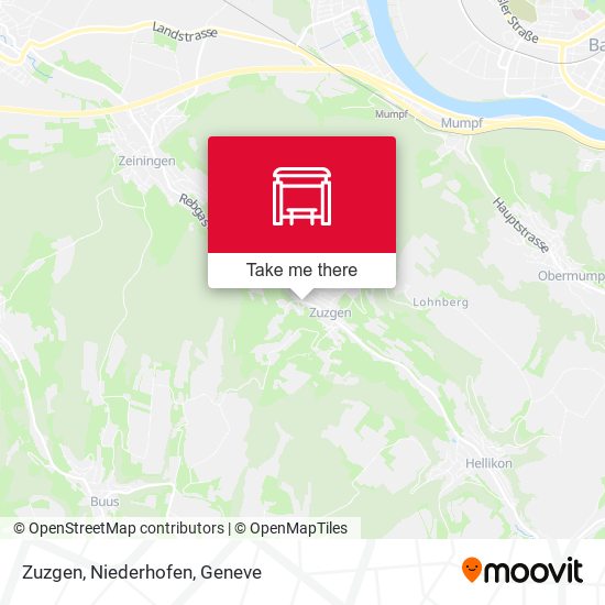 Zuzgen, Niederhofen map