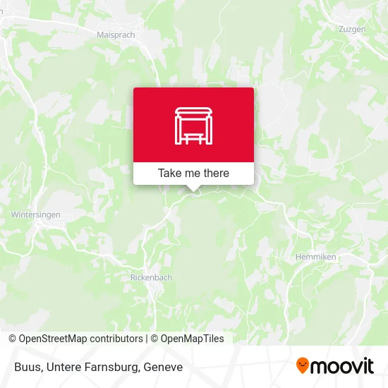 Buus, Untere Farnsburg map
