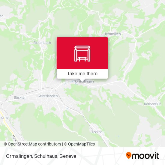 Ormalingen, Schulhaus map