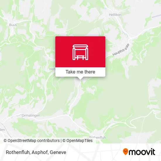 Rothenfluh, Asphof map
