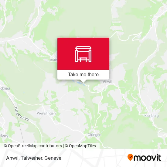 Anwil, Talweiher map