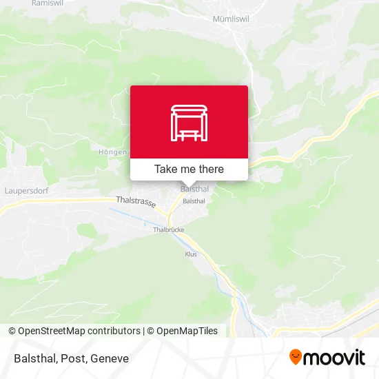 Balsthal, Post map