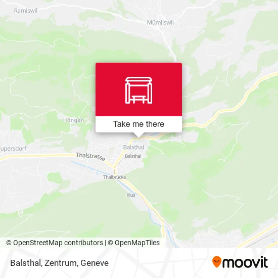 Balsthal, Zentrum map