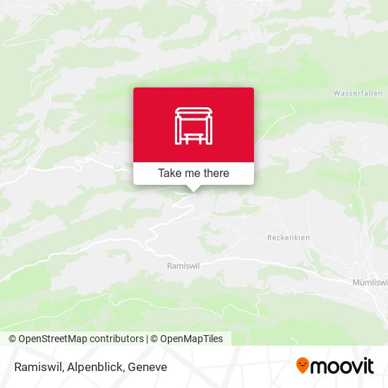 Ramiswil, Alpenblick map