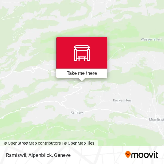 Ramiswil, Alpenblick map
