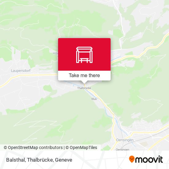 Balsthal, Thalbrücke map