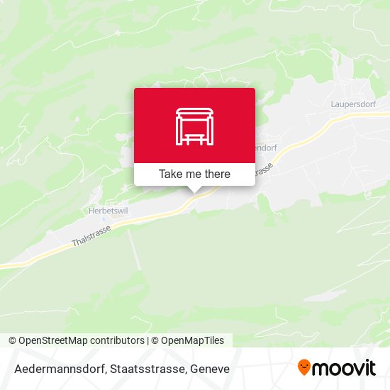 Aedermannsdorf, Staatsstrasse map