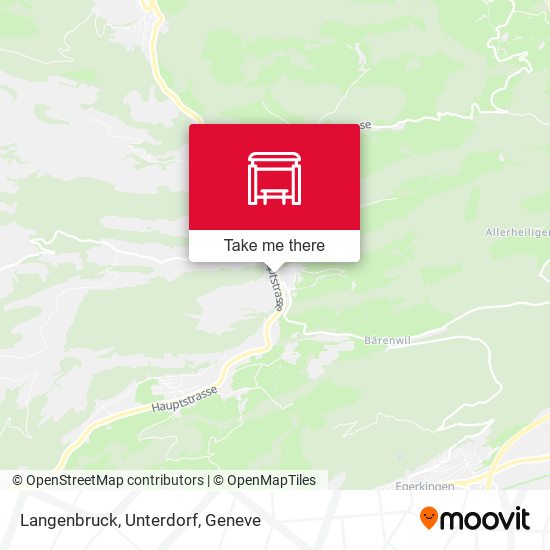 Langenbruck, Unterdorf map