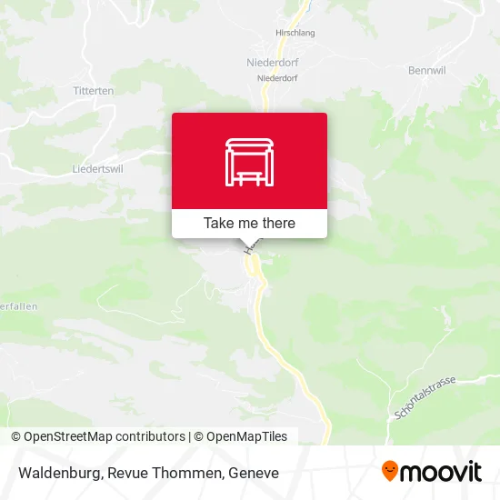 Waldenburg, Revue Thommen map