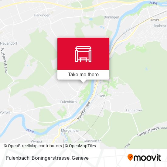 Fulenbach, Boningerstrasse map