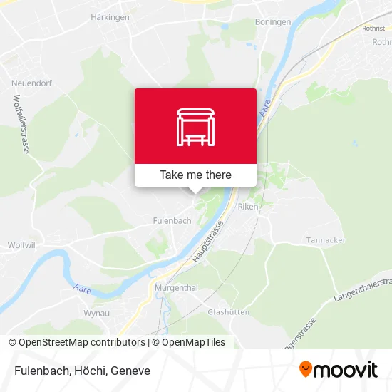 Fulenbach, Höchi map