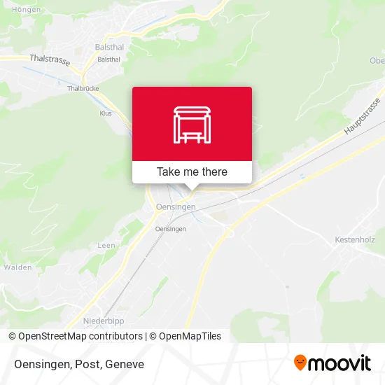 Oensingen, Post map