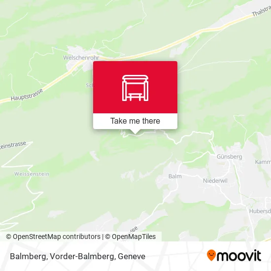 Balmberg, Vorder-Balmberg map