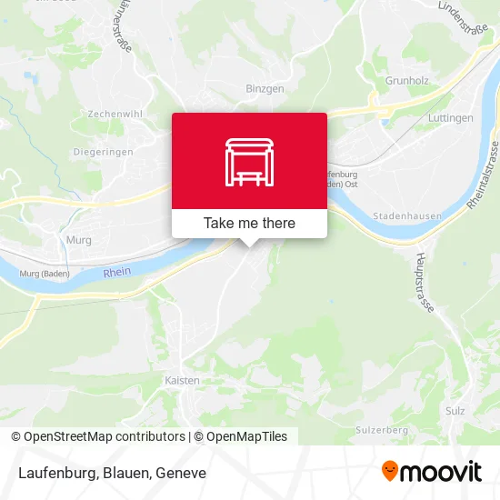 Laufenburg, Blauen map