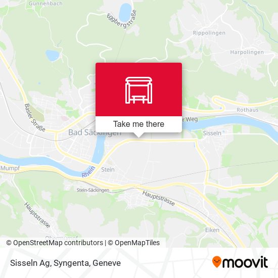 Sisseln Ag, Syngenta map
