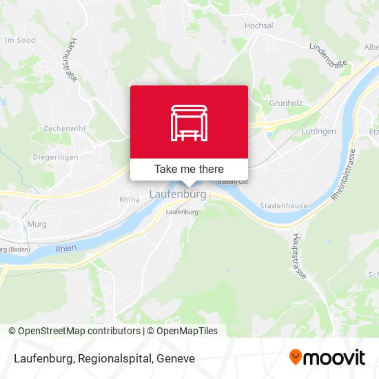 Laufenburg, Regionalspital map