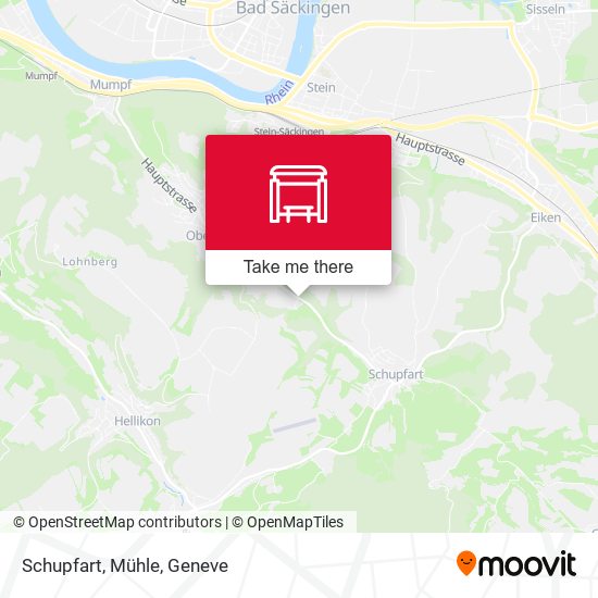 Schupfart, Mühle map