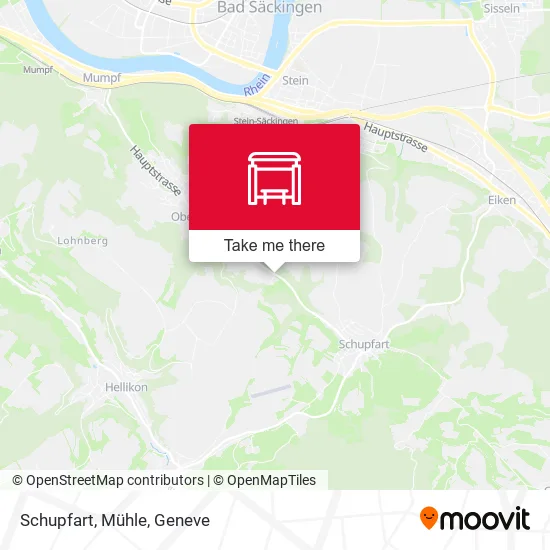 Schupfart, Mühle map
